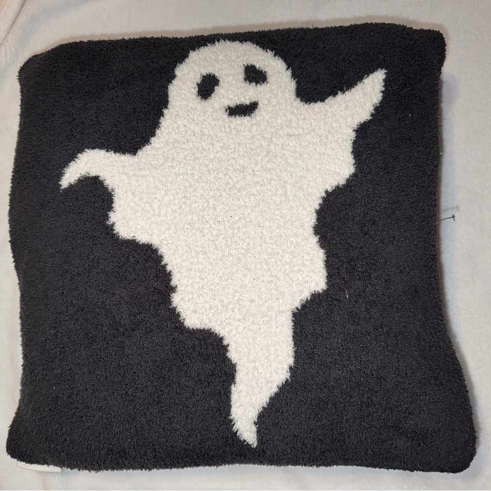 Novogratz Ghost Down Sherpa Pillow - Grey White